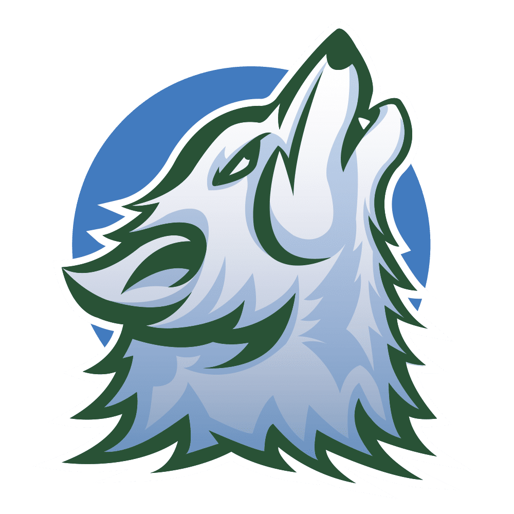 Virginia Highlands Community College Wolf Logo 6 wolf logo icon